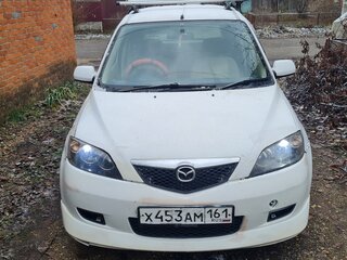 2002 Mazda Demio II (DY), белый, 215000 рублей, вид 1