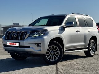 2018 Toyota Land Cruiser Prado 150 Series Рестайлинг 2, серебристый, 4600000 рублей, вид 1