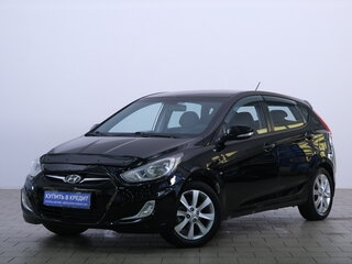 2012 Hyundai Solaris I, чёрный, 769000 рублей, вид 3
