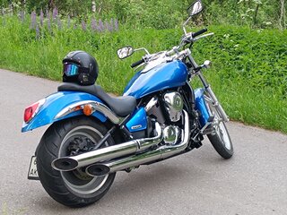 2007 Kawasaki VN900 Vulcan, синий, 520000 рублей, вид 5