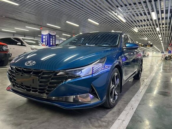 2021 Hyundai Elantra VII (CN7), синий