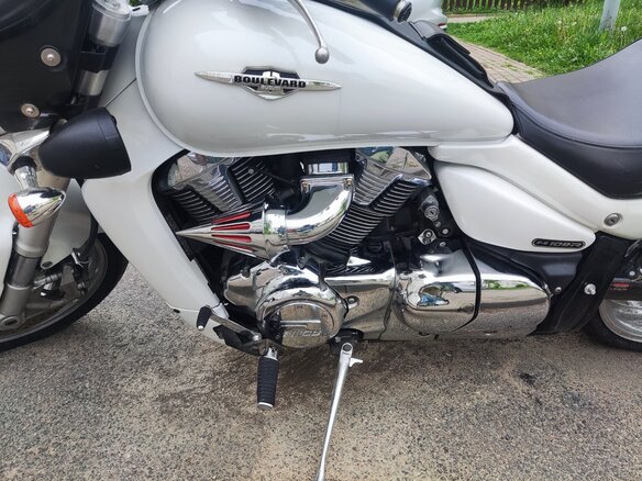 2007 Suzuki Boulevard M109R, белый, 690000 рублей - вид 4