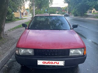 1988 Audi 80 IV (B3), красный, 100000 рублей, вид 1