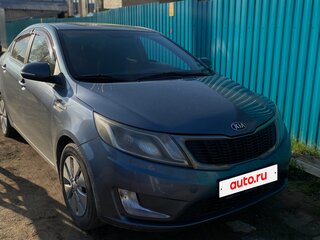 2011 Kia Rio 4-speed III, голубой, 650000 рублей, вид 3