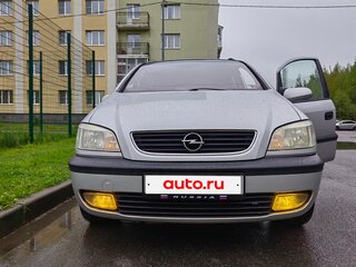 2002 Opel Zafira A, серебристый, 370000 рублей, вид 4