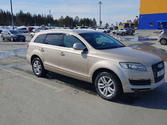 2007 Audi Q7 I (4L), бежевый, 1455000 рублей
