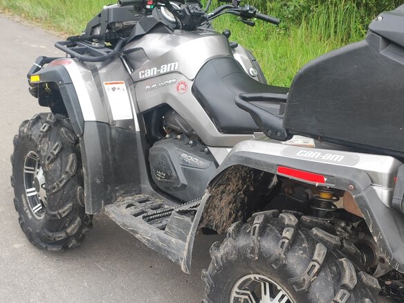 2012 BRP Can-Am Outlander 800, серебристый, 900000 рублей - вид 10