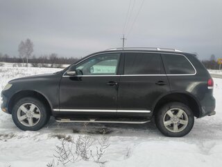 2008 Volkswagen Touareg I Рестайлинг, чёрный, 1000150 рублей, вид 3