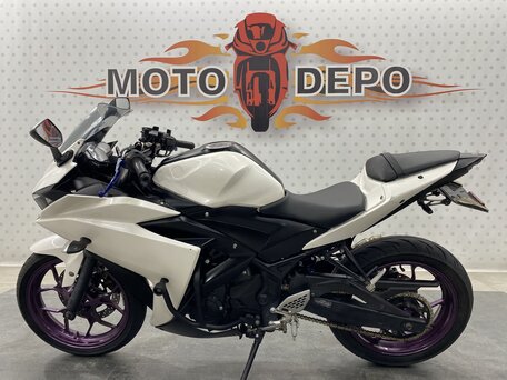 2015 Yamaha YZF-R25, белый, 320000 рублей, вид 2