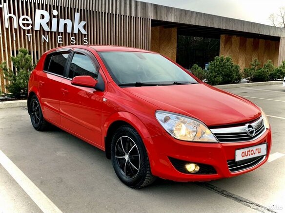 2008 Opel Astra H Рестайлинг, красный, 490000 рублей