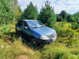 2010 Renault Logan I Рестайлинг, синий, 325000 рублей, вид 4