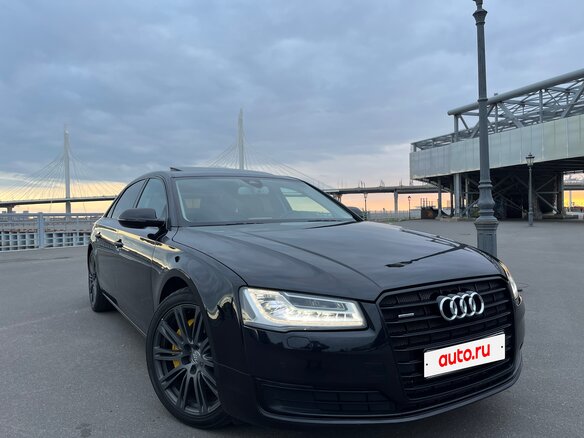 2015 Audi A8 Long III (D4) Рестайлинг, чёрный, 2500000 рублей - вид 10