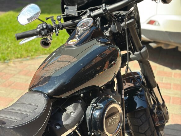 2017 Harley-Davidson Fat Bob, чёрный, 1600000 рублей - вид 11
