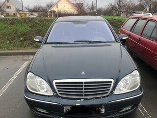 2000 Mercedes-Benz S-Класс 500 Long IV (W220), синий, 550000 рублей, вид 1