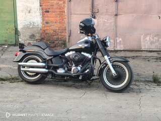 2010 Harley-Davidson Fat Boy, чёрный, 1000000 рублей, вид 1