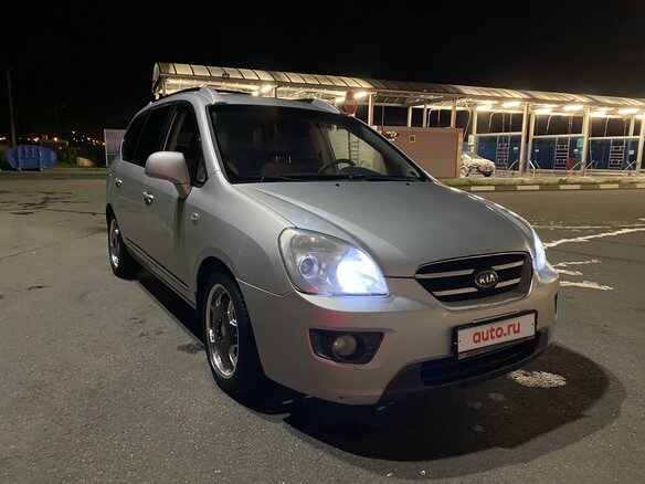 2007 Kia Carens II (UN), серебристый - вид 5