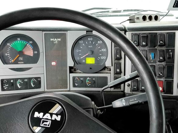 2000 МАЗ-МАН 19-414, синий, 1000000 рублей - вид 1