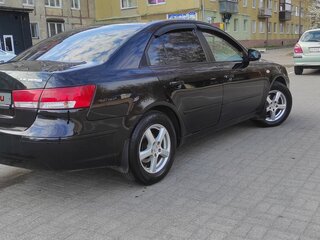 2008 Hyundai Sonata V (NF) Рестайлинг, чёрный, 630000 рублей, вид 4