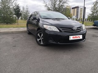 2010 Toyota Corolla X (E140, E150) Рестайлинг, чёрный, 950000 рублей, вид 4