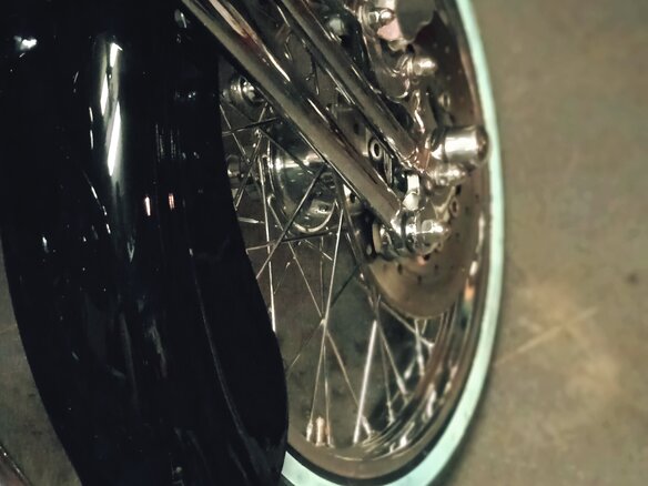 2001 Harley-Davidson Springer Softail, чёрный - вид 11