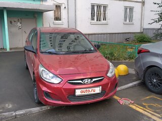 2012 Hyundai Solaris I, красный, 890000 рублей, вид 1