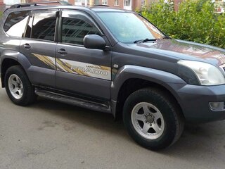 2003 Toyota Land Cruiser Prado 120 Series, серый, 1450000 рублей, вид 1