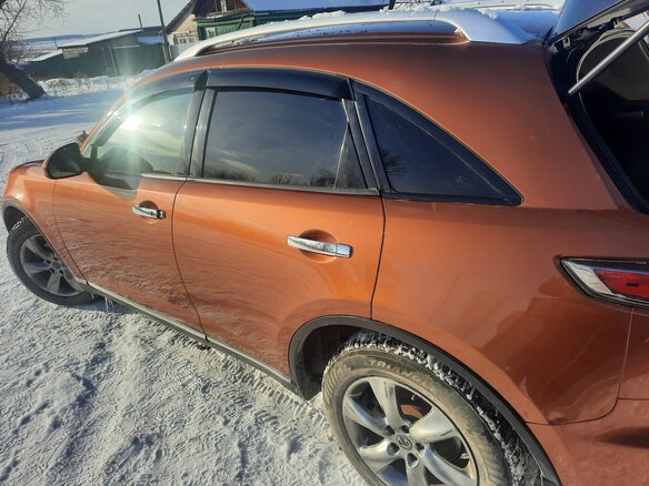 2005 Infiniti FX35 I (S50), оранжевый, 1300000 рублей - вид 11