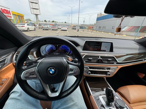 2017 BMW 7 серии Long 730Ld xDrive VI (G11/G12), чёрный, 3700000 рублей - вид 9