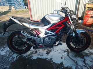 2014 Suzuki SFV 400 Gladius, серый, 350000 рублей, вид 1
