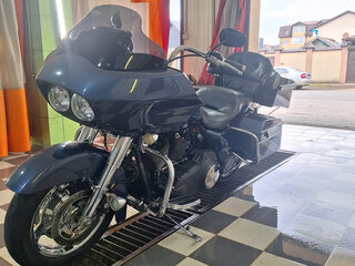 2009 Harley-Davidson Road Glide, синий, 1000000 рублей, вид 2