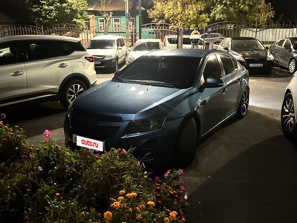 2014 Chevrolet Cruze I Рестайлинг, синий, 850000 рублей - вид 2