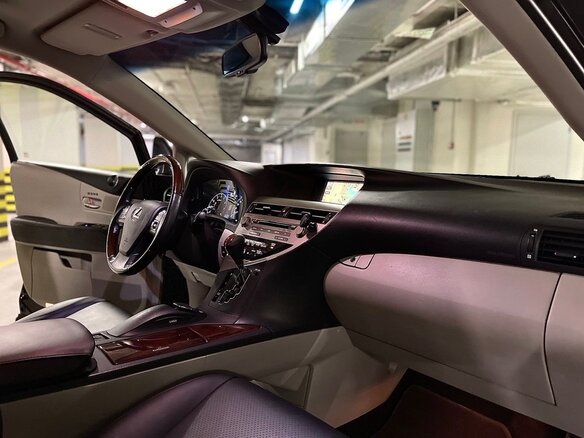 2010 Lexus RX 350 III, чёрный - вид 2