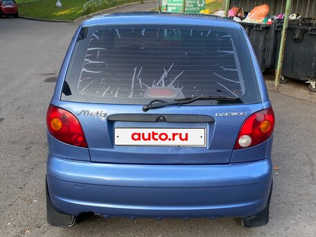 2008 Daewoo Matiz I Рестайлинг, синий, 115000 рублей, вид 3