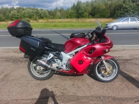2002 Suzuki SV 650, красный, 350000 рублей, вид 1
