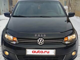 2012 Volkswagen Polo V, чёрный, 750000 рублей, вид 2