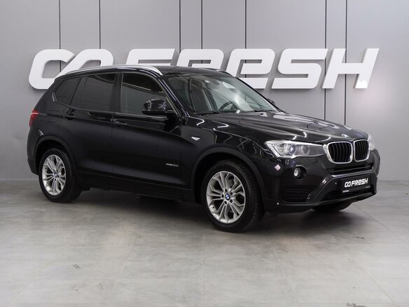 2014 BMW X3 20i xDrive II (F25) Рестайлинг, чёрный