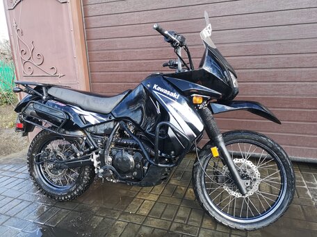 2012 Kawasaki KLR 650, чёрный, 380000 рублей, вид 3