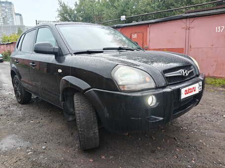 2008 Hyundai Tucson I, чёрный, 550000 рублей, вид 2