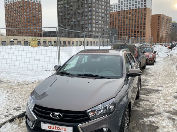 2019 Lada (ВАЗ) Vesta SW Cross I, серый, 800000 рублей