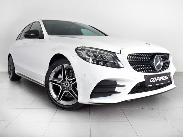 2020 Mercedes-Benz C-Класс 180 IV (W205) Рестайлинг, белый, 3800000 рублей - вид 2