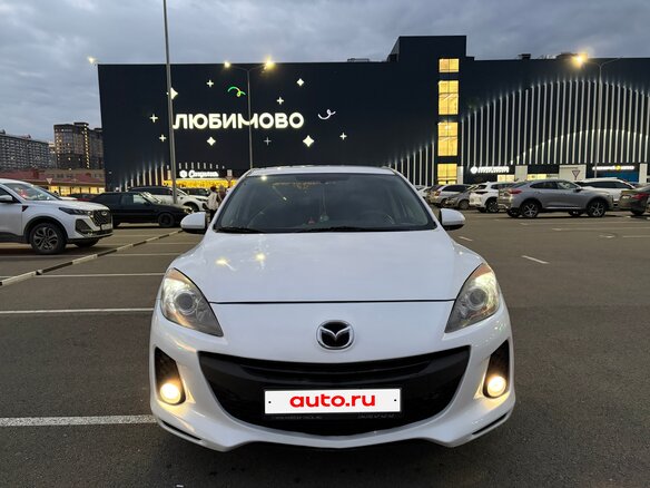 2012 Mazda 3 II (BL) Рестайлинг, белый - вид 2