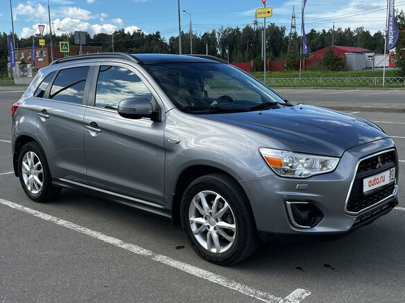 2013 Mitsubishi ASX I Рестайлинг, серый, 1450000 рублей - вид 2