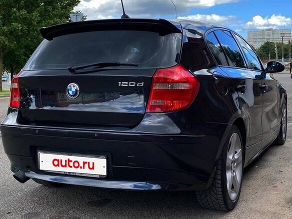 2004 BMW 1 серии 120d I (E81/E82/E87/E88), чёрный, 850000 рублей - вид 3