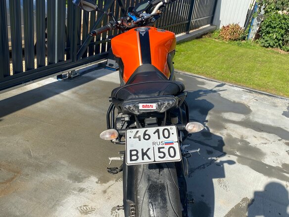 2014 Yamaha MT-09 (FZ-09), оранжевый, 700000 рублей - вид 17