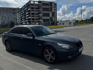 2008 BMW 5 серии 520d V (E60/E61) Рестайлинг, серый, 1300000 рублей, вид 2