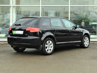 2007 Audi A3 II (8P) Рестайлинг 1, чёрный, 750000 рублей, вид 4