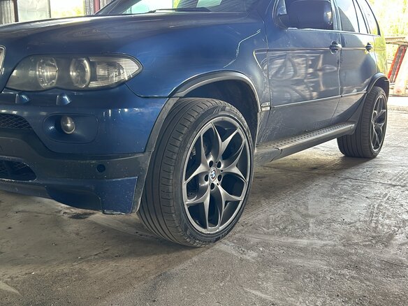 2005 BMW X5 4.8is I (E53) Рестайлинг, синий - вид 11