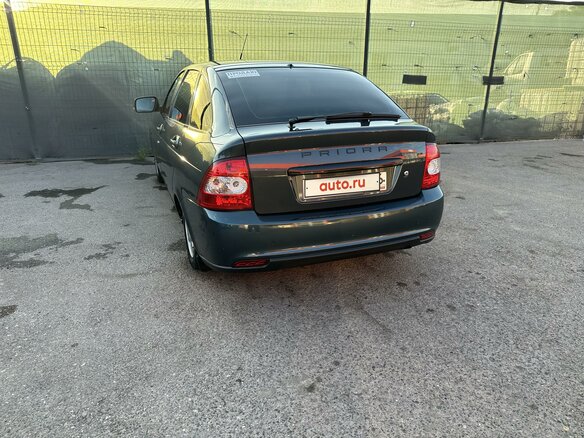 2012 Lada (ВАЗ) Priora I, зелёный, 455000 рублей - вид 7