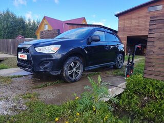 2012 Mitsubishi ASX I Рестайлинг, чёрный, 750000 рублей, вид 3