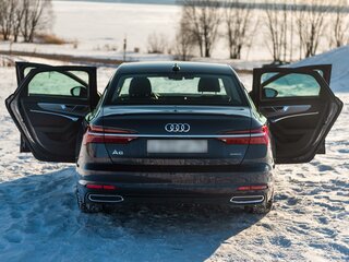 2021 Audi A6 45 TFSI V (C8), синий, 3940000 рублей, вид 5
